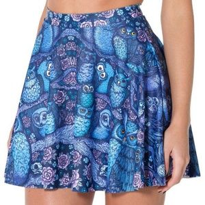 MIDNIGHT OWL SKATER SKIRT